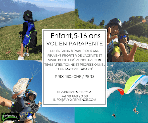 Kinder & paragliding