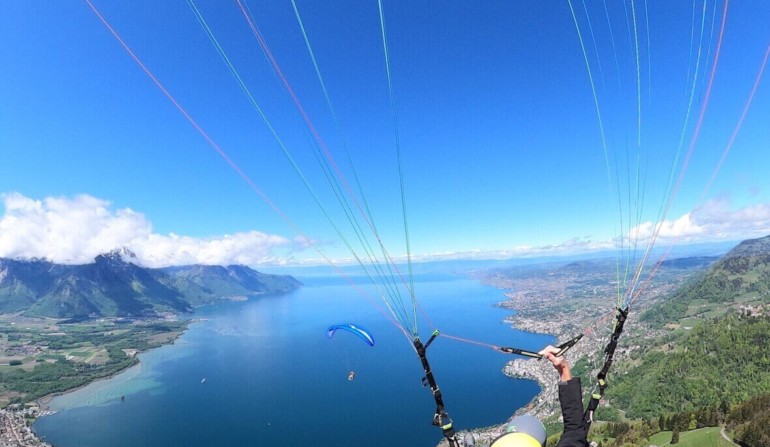 Vol parapente Villeneuve / Montreux