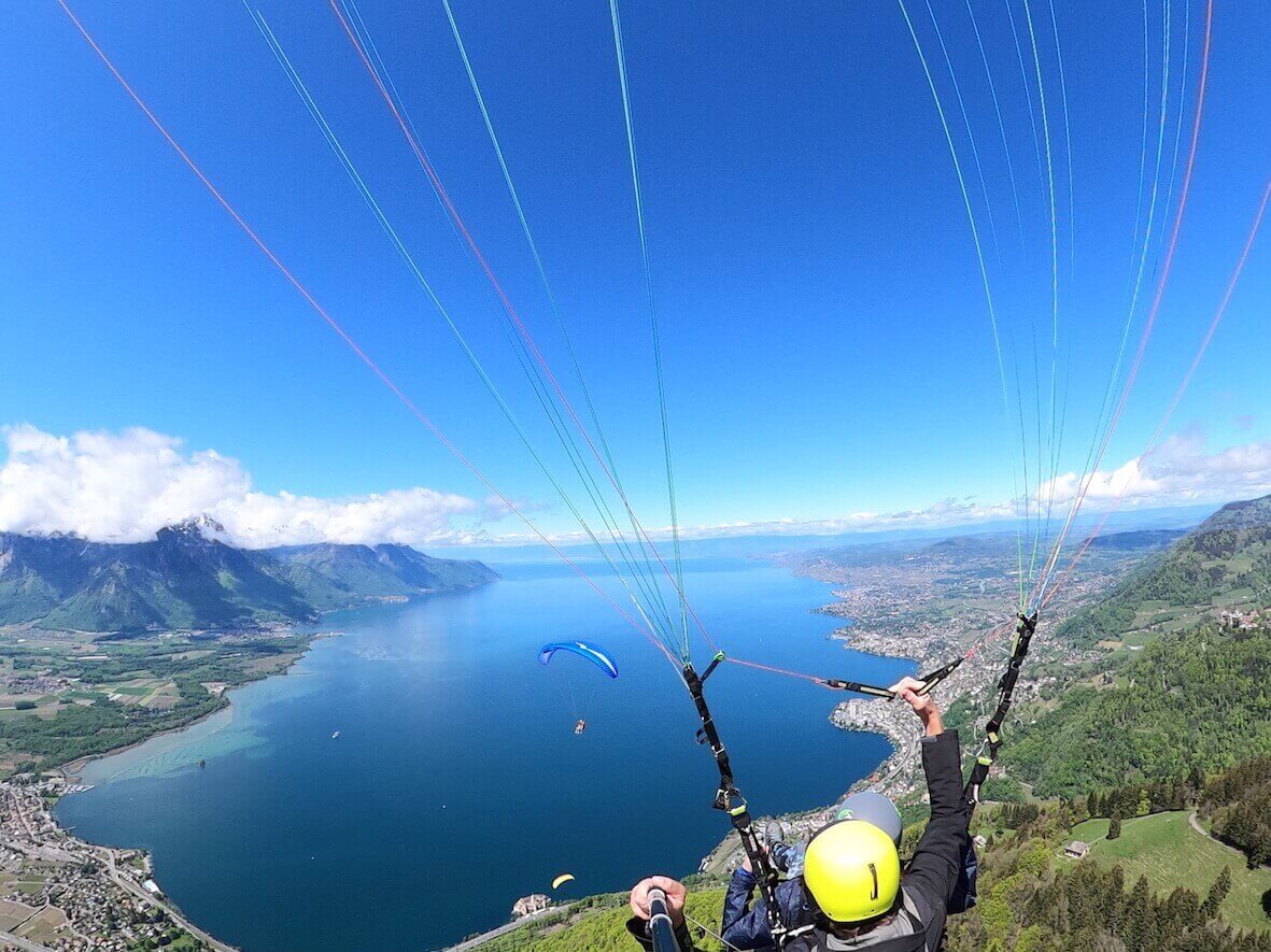 Vol parapente Villeneuve / Montreux