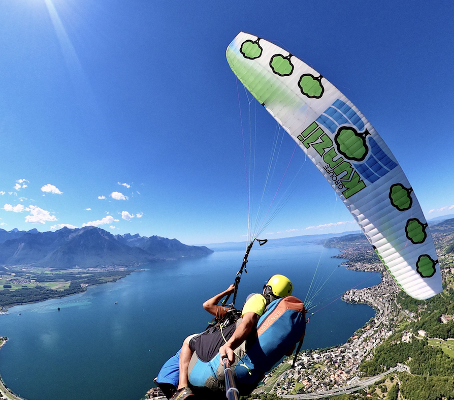 Saut parapente Villeneuve